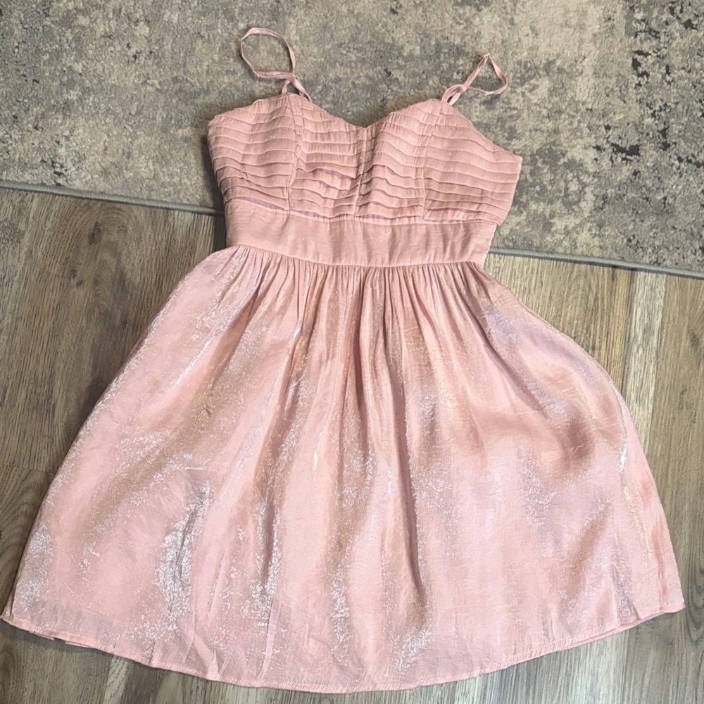 Candie's Elegant Pink Casual Dress 🎄